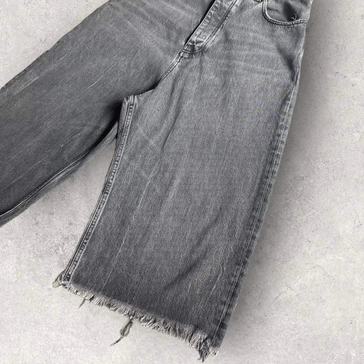 Balenciaga - Fray Cropped Denim