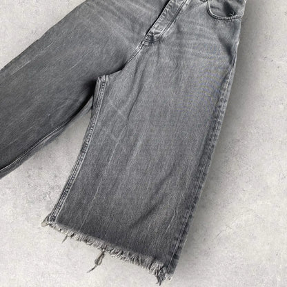 Balenciaga - Fray Cropped Denim