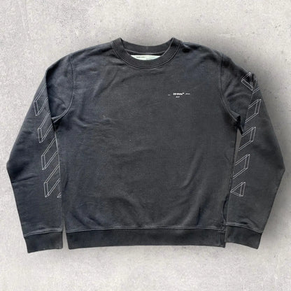 Off-White - FW18 3D Line Crewneck Sweater