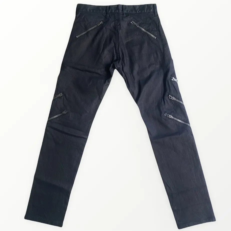 Vivienne Westwood - Resin Black Coated Zip Denim