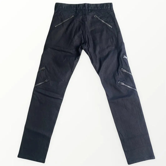 Vivienne Westwood - Resin Black Coated Zip Denim