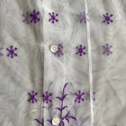 Bode - Mesh Embroidered Shirt