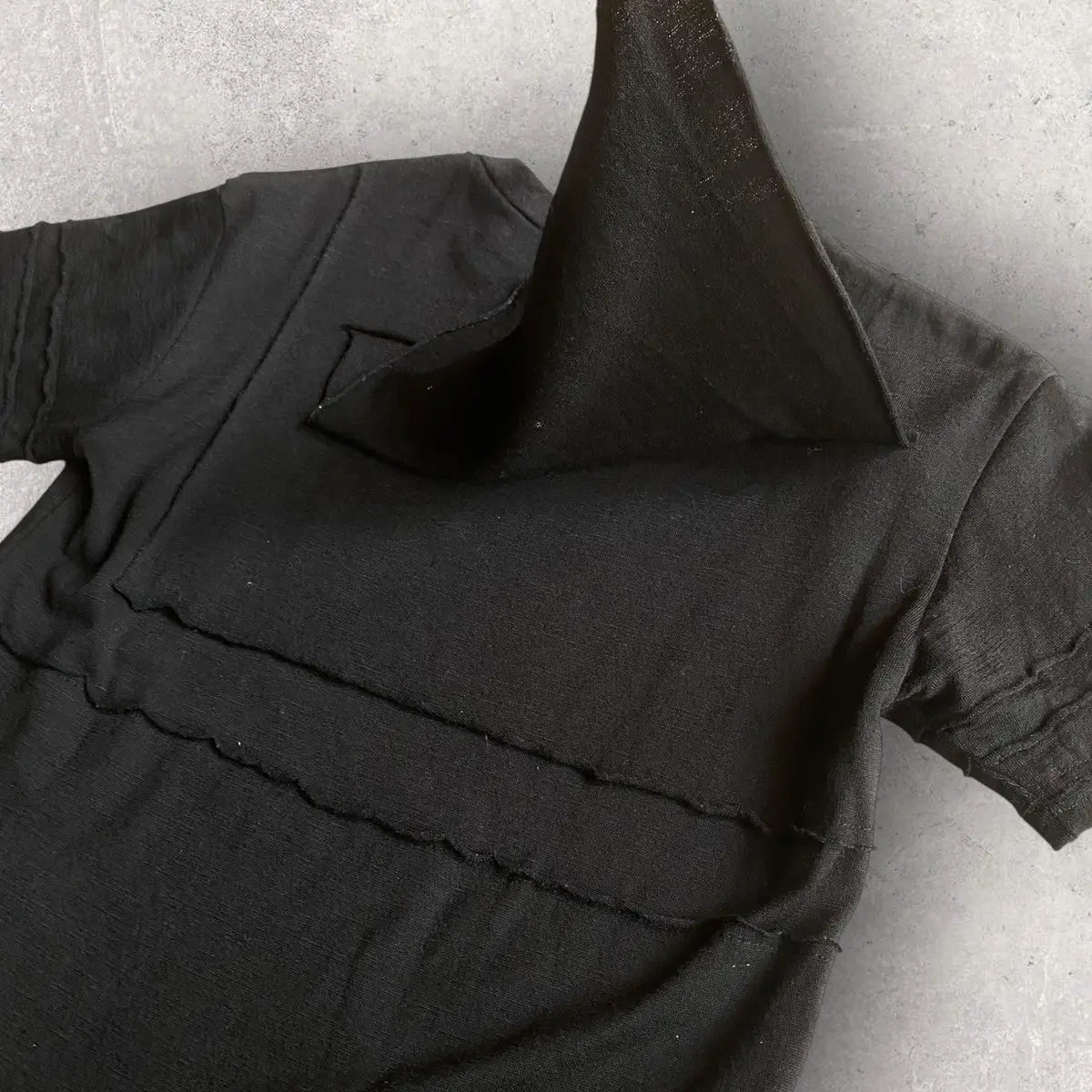Undercover  Vintage - “Leaf” AW97-98 Stretch Wool PatchWork T Shirt