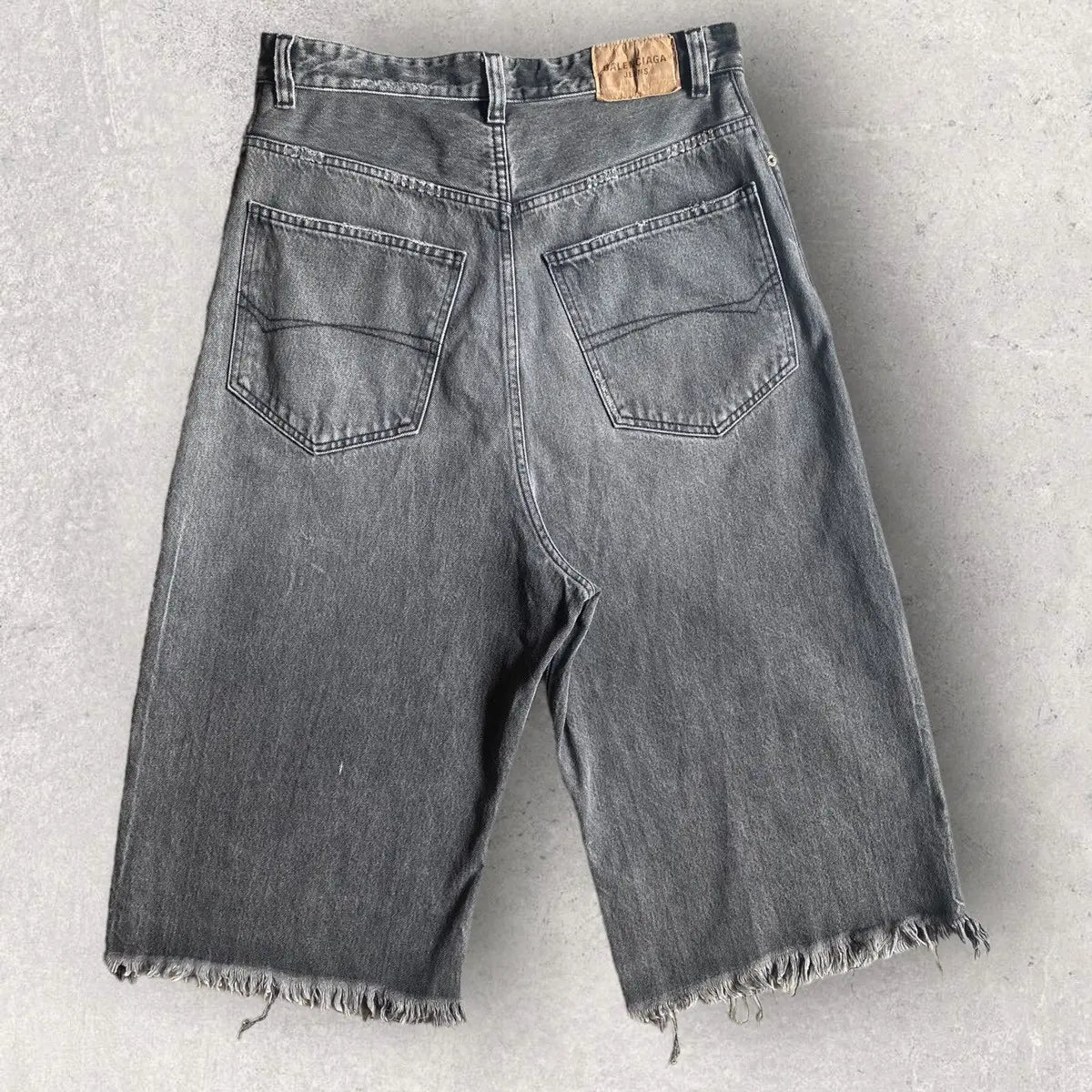 Balenciaga - Fray Cropped Denim
