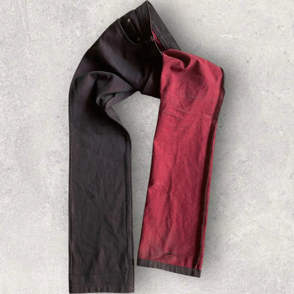 Number (N)ine : Vintage 1999 Blk/Red Jeans