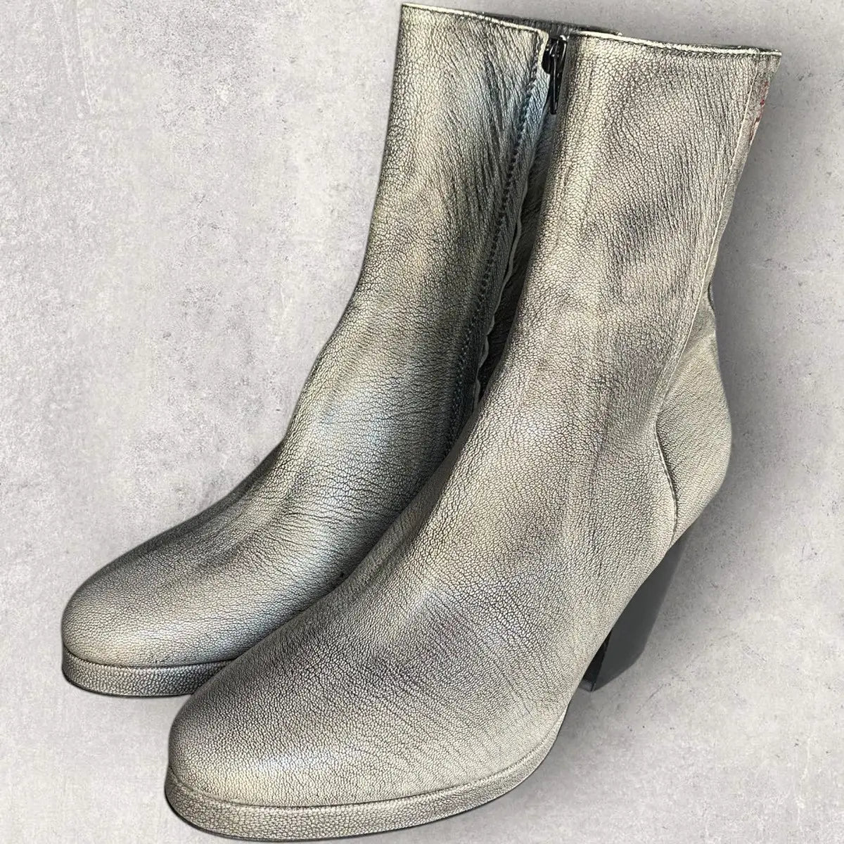 A.F. Vandevorst - Side Zip Cuban Heels Boots