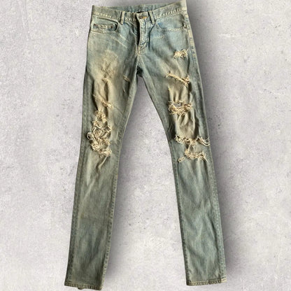 Saint Laurent Paris  SS14 Re issue Big Crash Denim