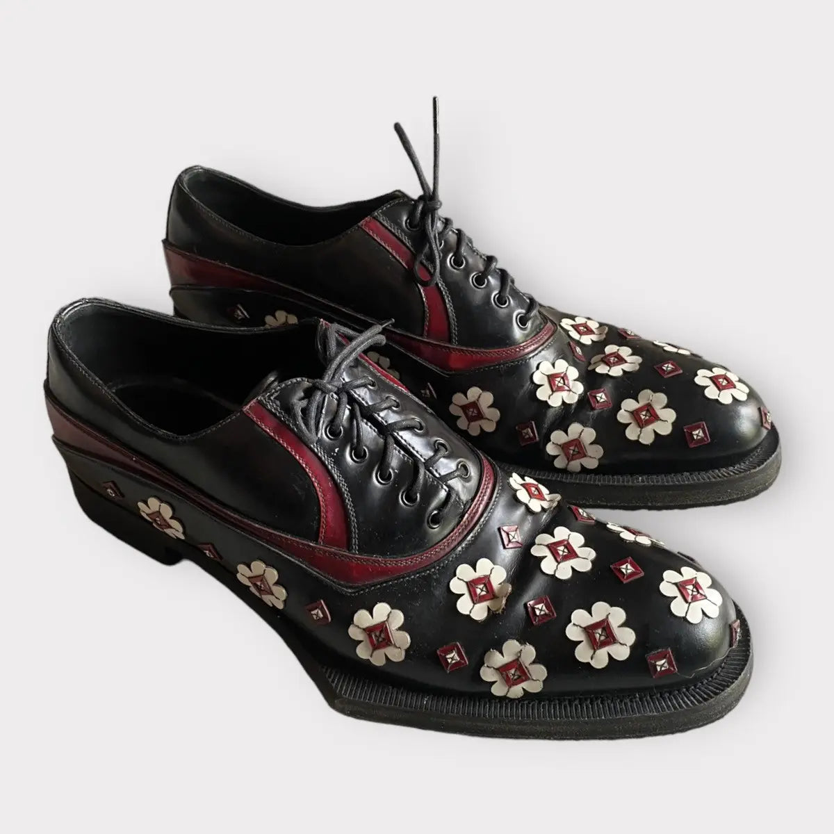 Prada - FW12 Runway Floral applique’ Shoes
