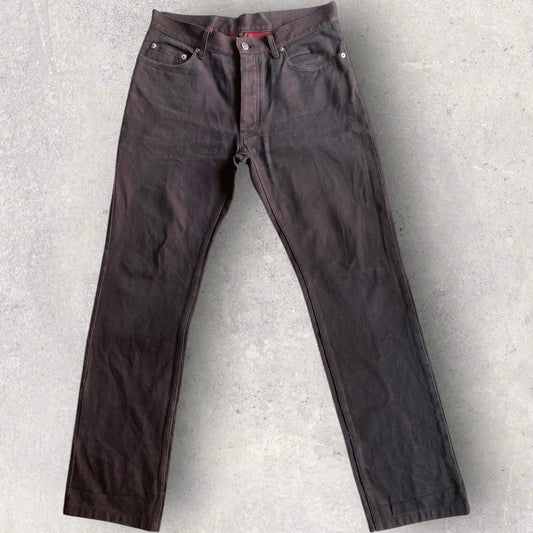 Number (N)ine : Vintage 1999 Blk/Red Jeans