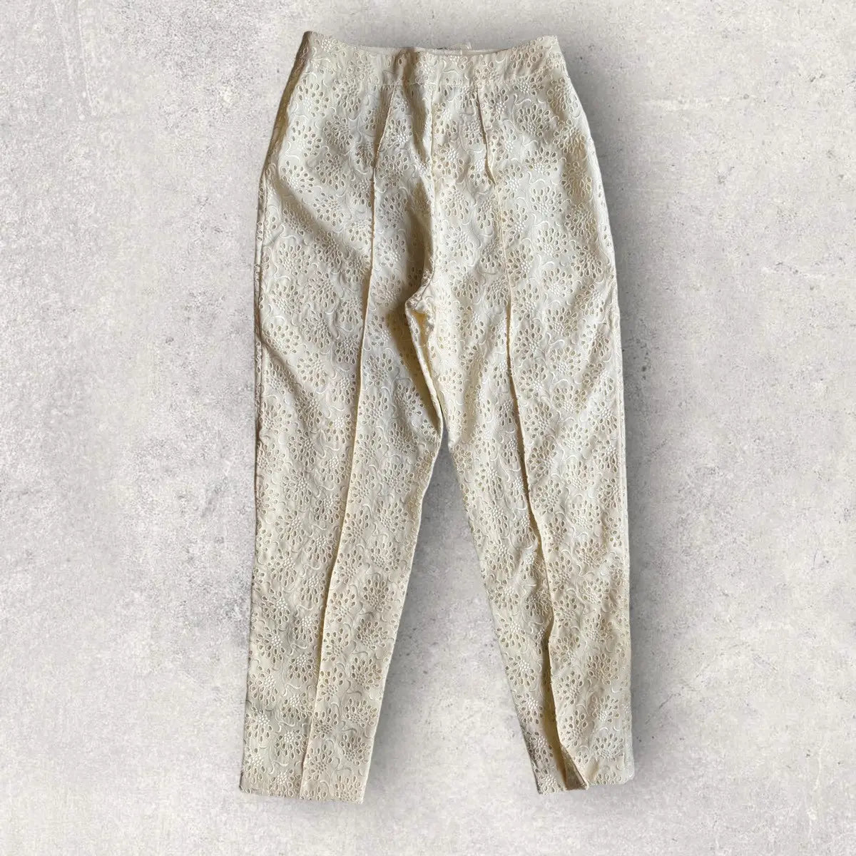 John Galliano - Vintage 1996 Lace Perforate Pants
