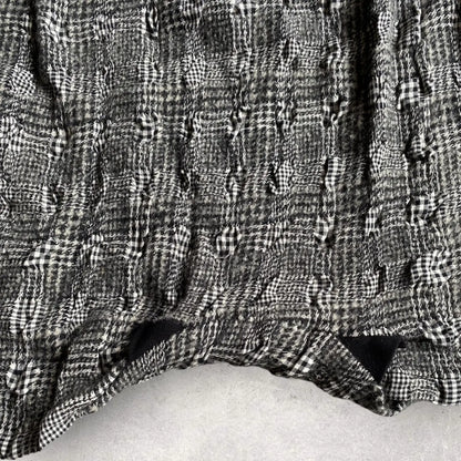 Yohji Yamamoto - Y’s Houndstooth Mix Plaid Drop Crotch Shorts