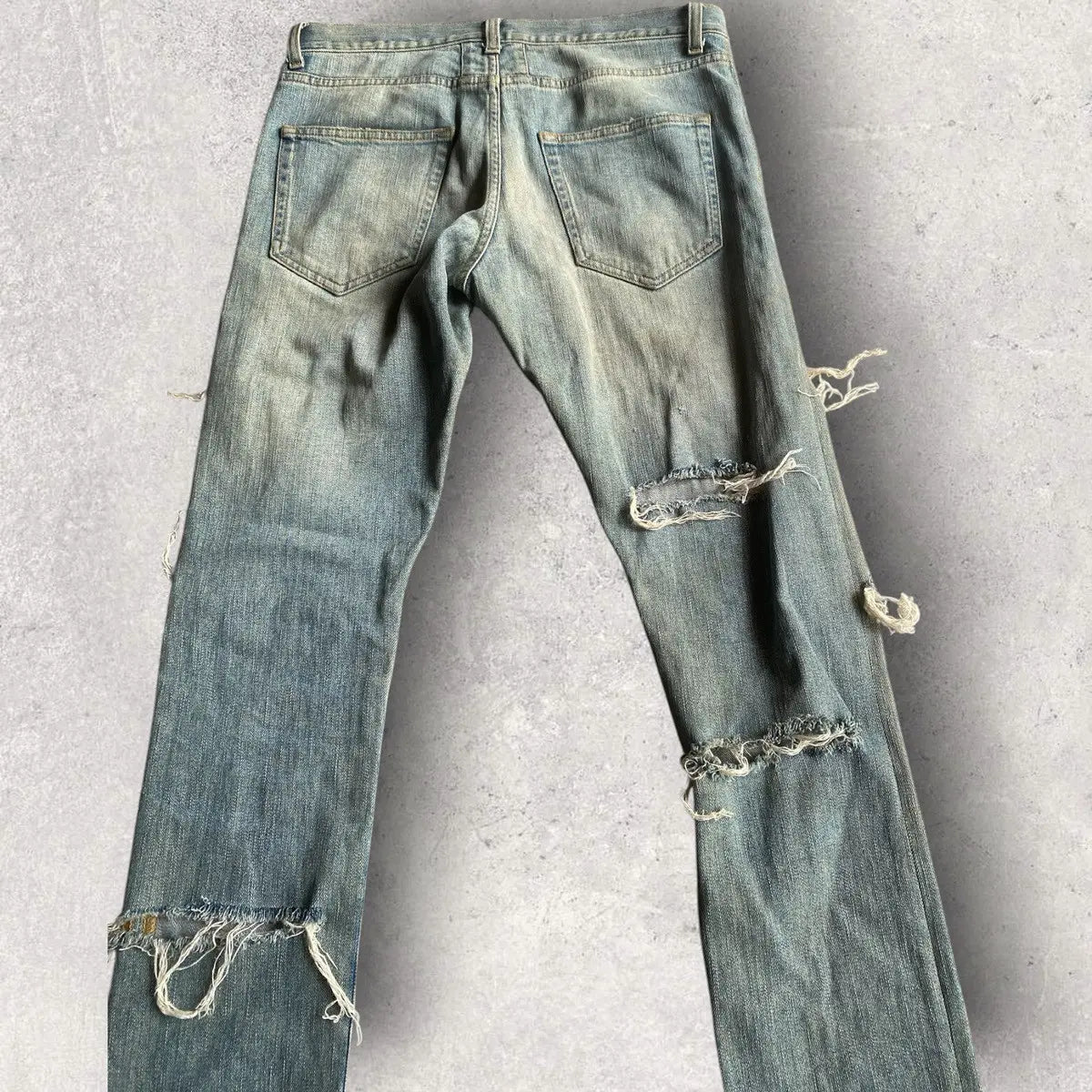 Saint Laurent Paris - Fall14 Destroyed Denim