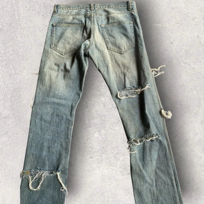 Saint Laurent Paris - Fall14 Destroyed Denim