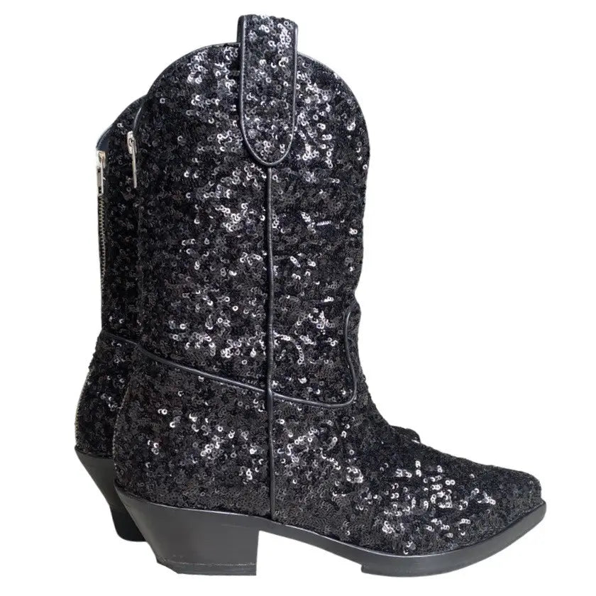 Dolce & Gabbana - Sequin Western boots