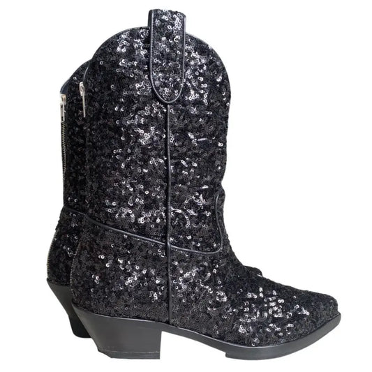 Dolce & Gabbana - Sequin Western boots