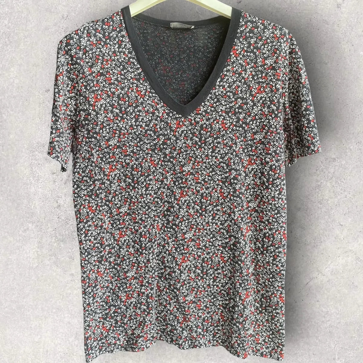 Dior - SS08 Rhombus OVP Print V Neck