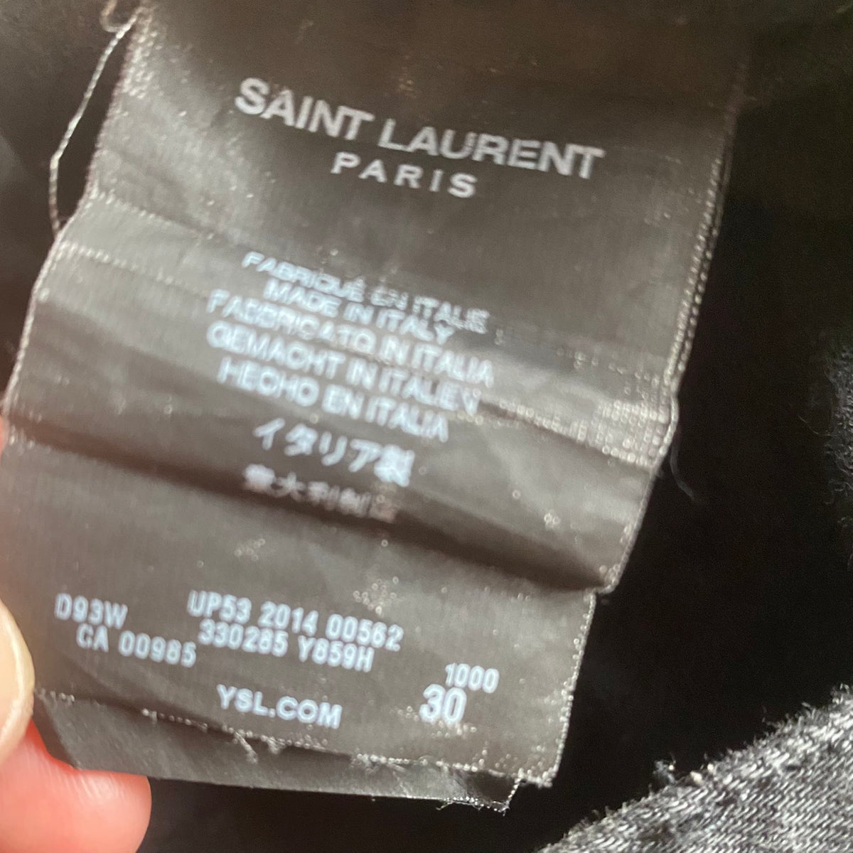 Saint Laurent Paris - SS14 Biker Denim